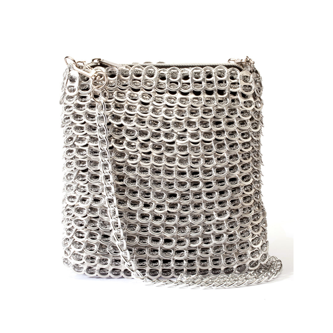 Soda Pop Upcycled Ring Pulls Bag  Smart Deco Homeware Lighting and Art by Jacqueline hammond