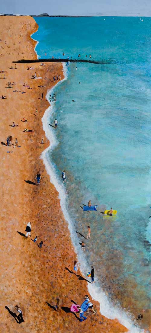 Print - Beside the Seaside - Life's a Beach 2  Smart Deco Homeware Lighting and Art by Jacqueline hammond