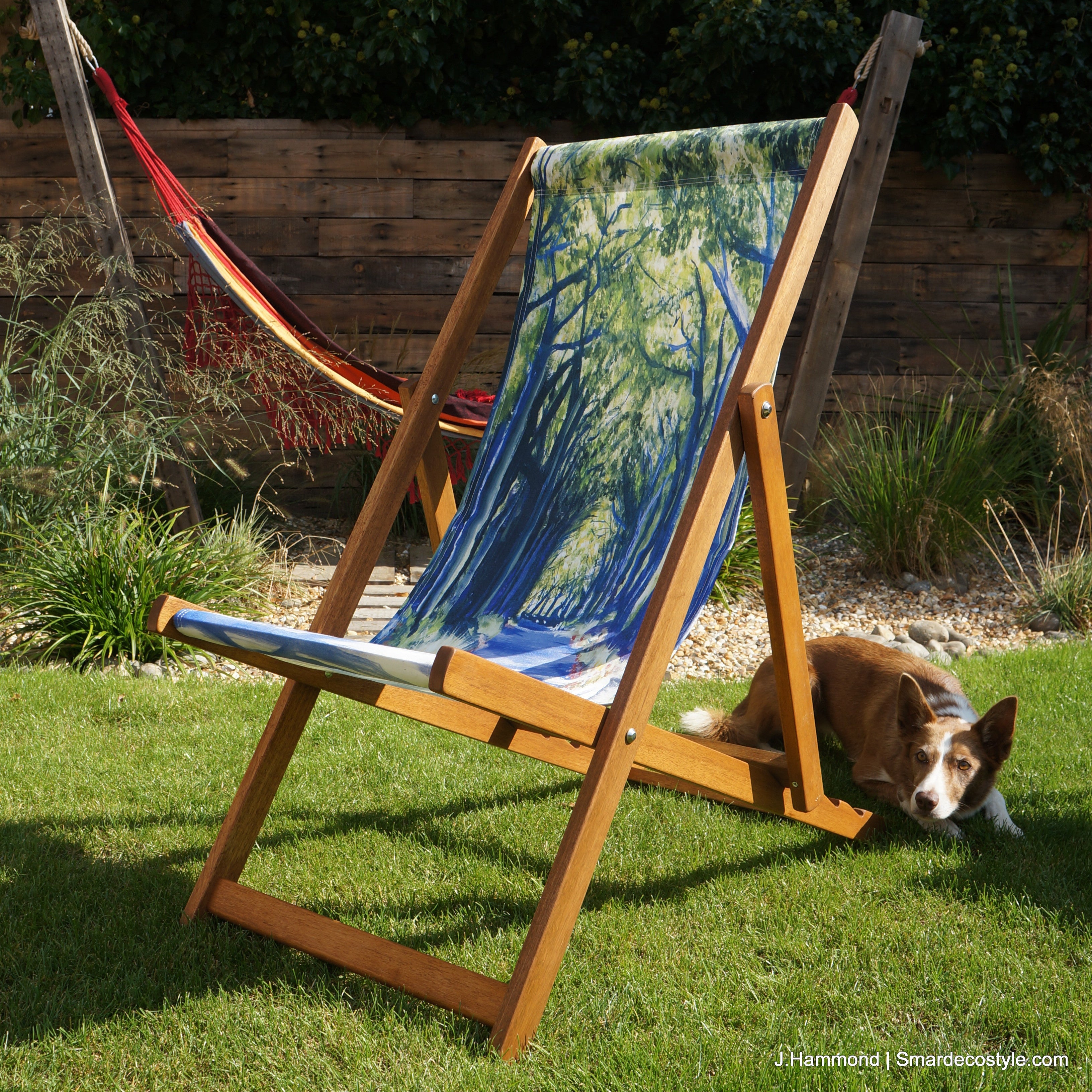 Deckchair - Traditional Seaside  - Country Lane  Smart Deco Homeware Lighting and Art by Jacqueline hammond