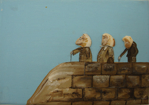 The Pebble Heads - Grandmas (SOLD)  Smart Deco Homeware Lighting and Art by Jacqueline hammond