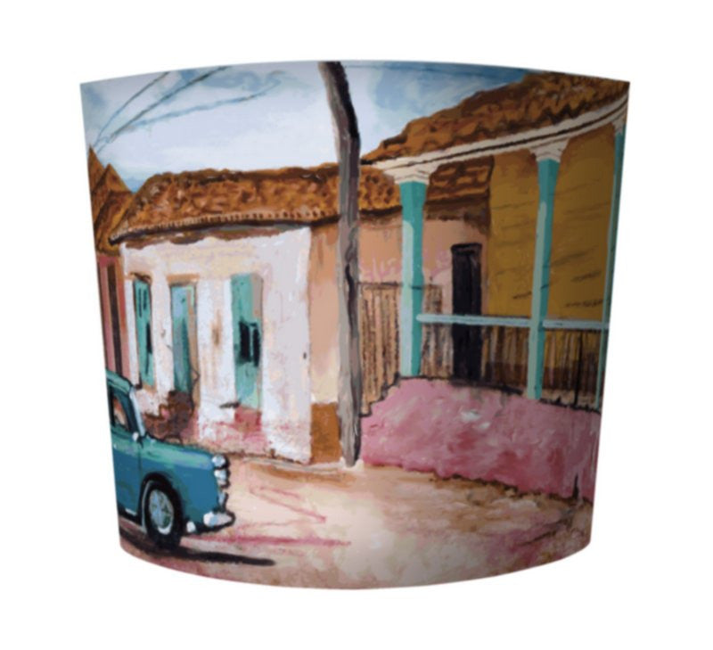 Lamp Shade - Cuban Car  Smart Deco Homeware Lighting and Art by Jacqueline hammond