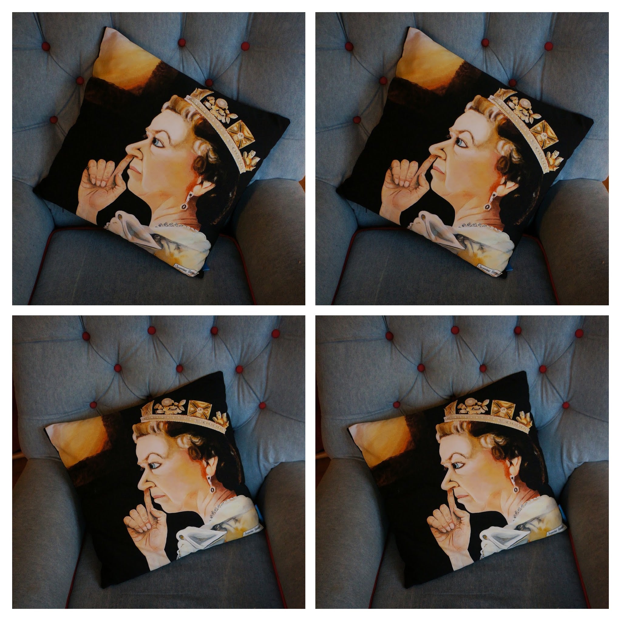 Queen Artwork Print Cushion Cover