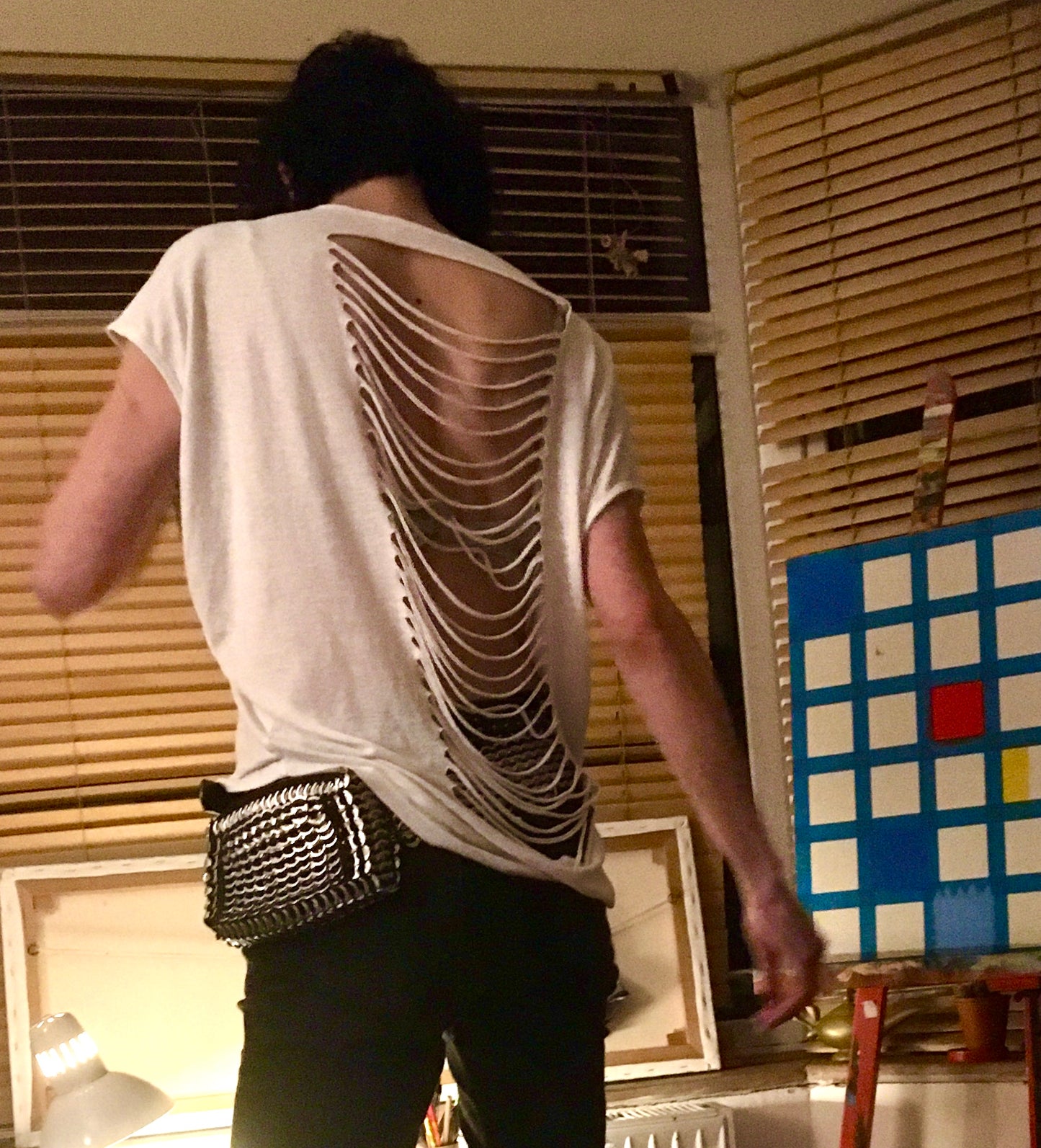 Soda Pop Metallic Silver Ring-Pulls Bum Bag