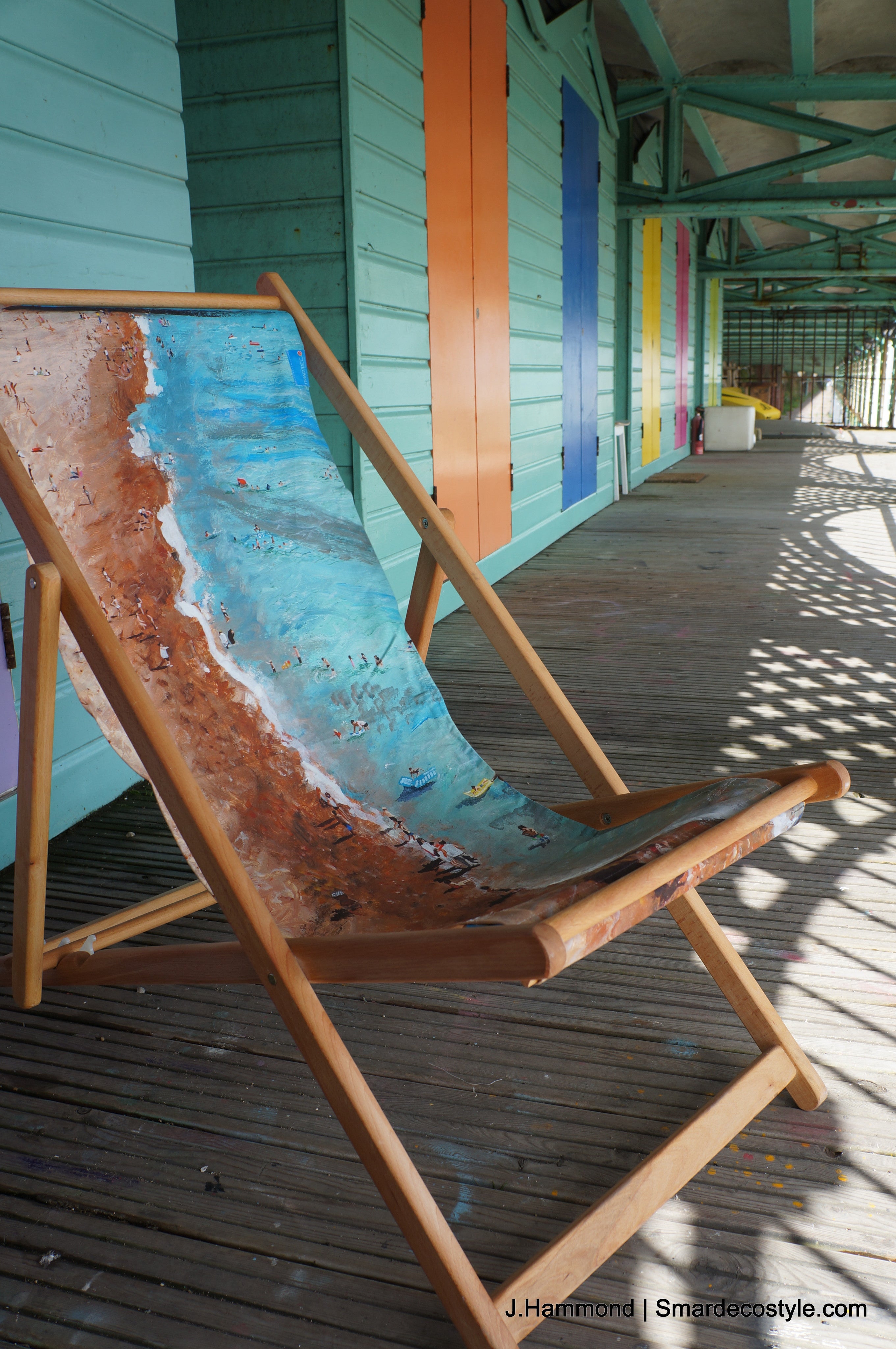 Deckchair - Traditional Seaside - Life's a Beach  Smart Deco Homeware Lighting and Art by Jacqueline hammond