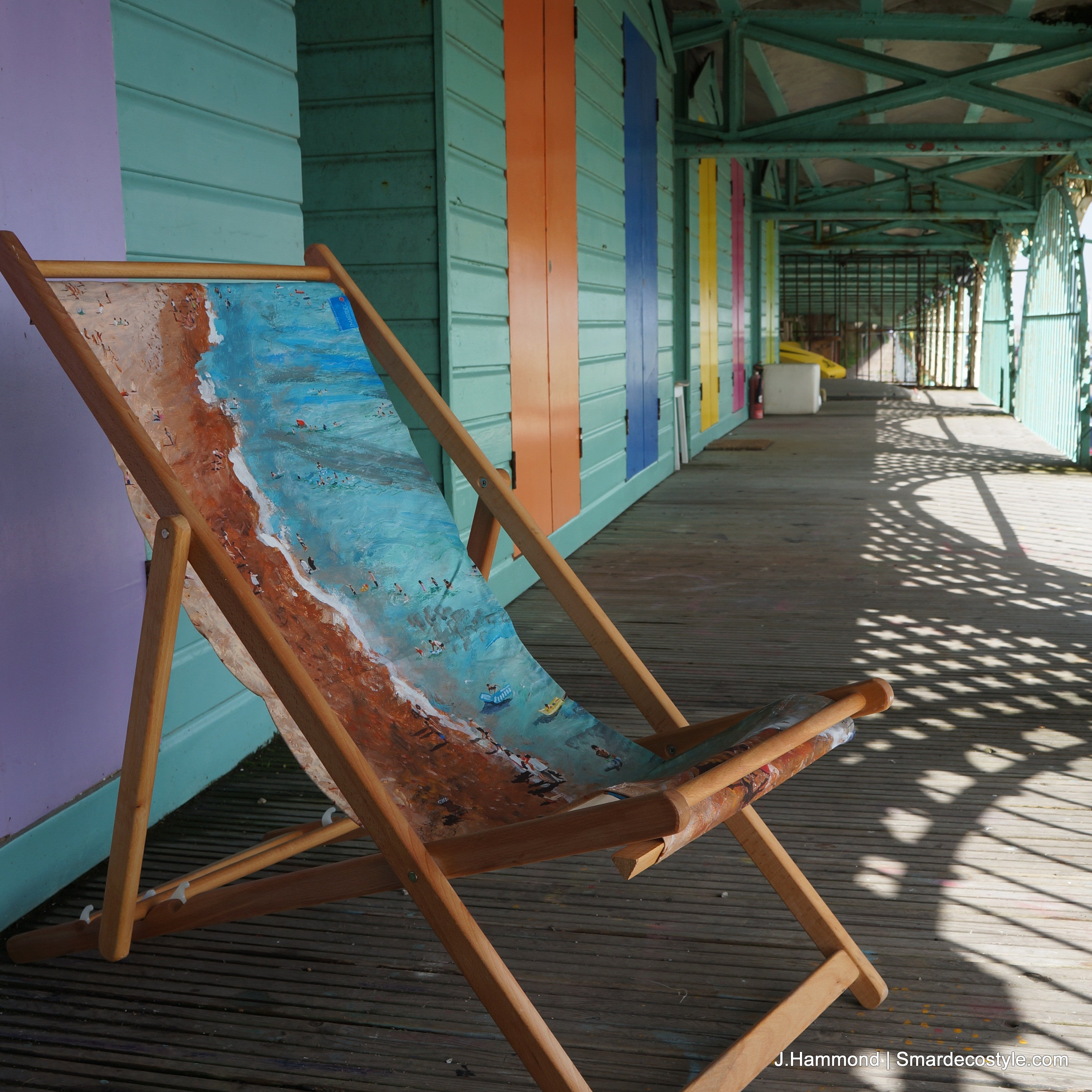 Deckchair - Traditional Seaside - Life's a Beach  Smart Deco Homeware Lighting and Art by Jacqueline hammond