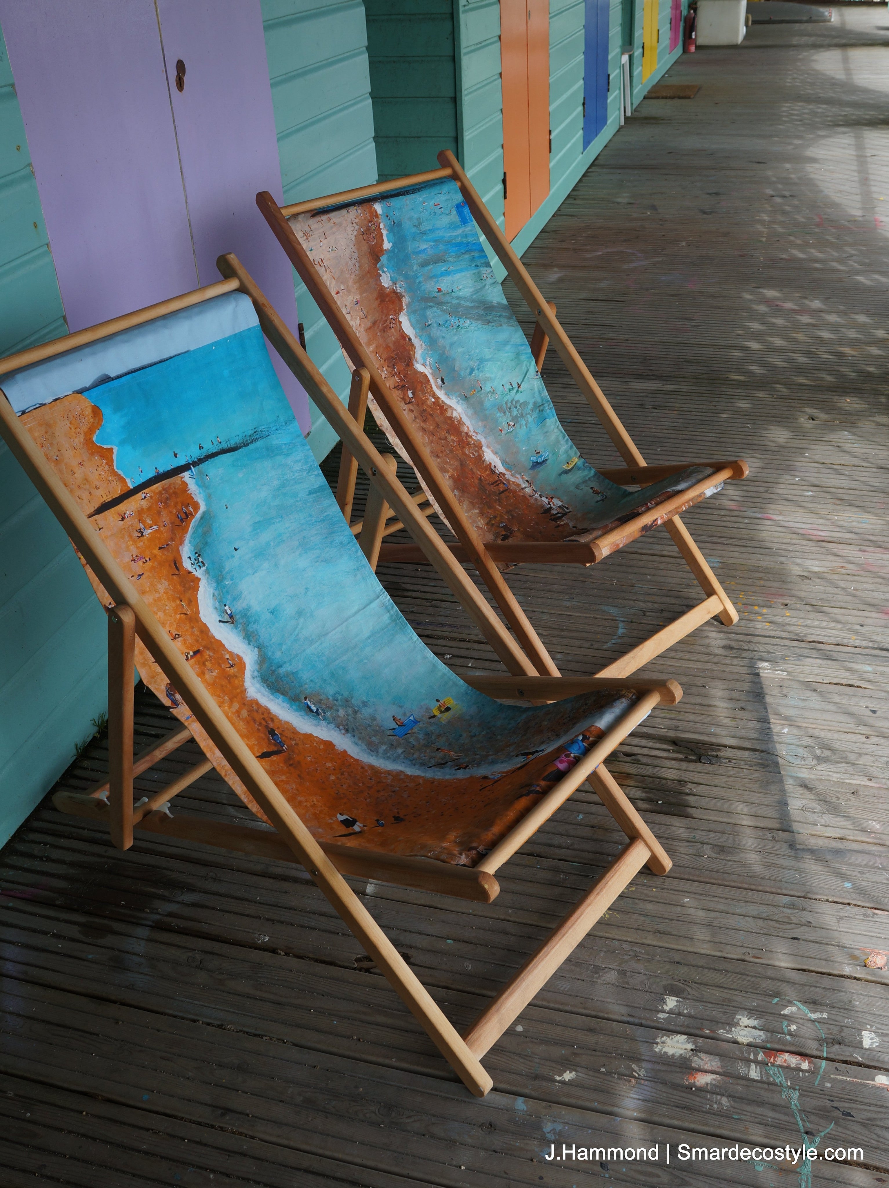 Deckchair - Traditional Seaside - Life's a Beach  Smart Deco Homeware Lighting and Art by Jacqueline hammond