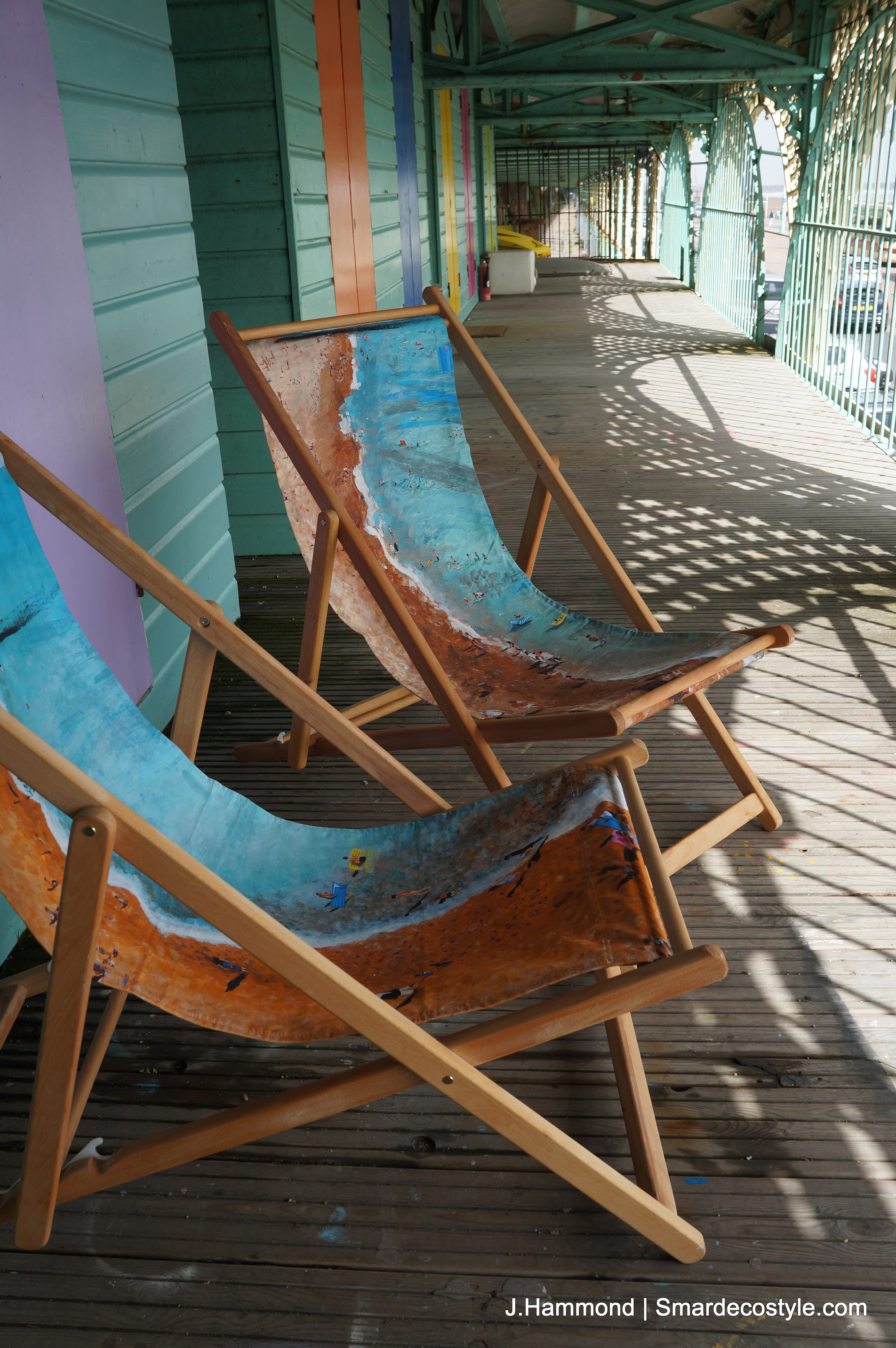 Deckchair - Traditional Seaside - Life's a Beach  Smart Deco Homeware Lighting and Art by Jacqueline hammond