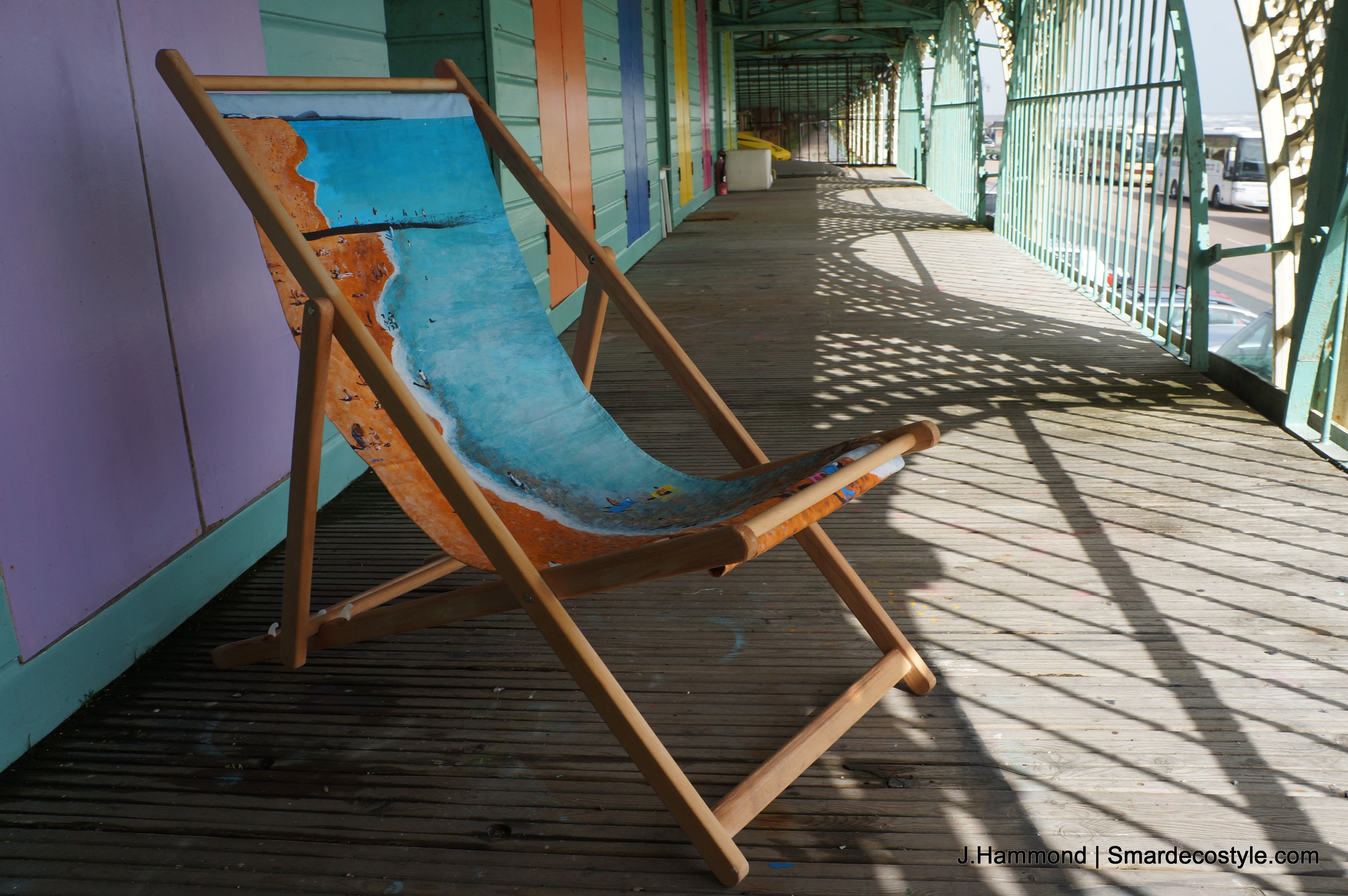 Deckchair - Traditional Seaside - Life's a Beach  Smart Deco Homeware Lighting and Art by Jacqueline hammond