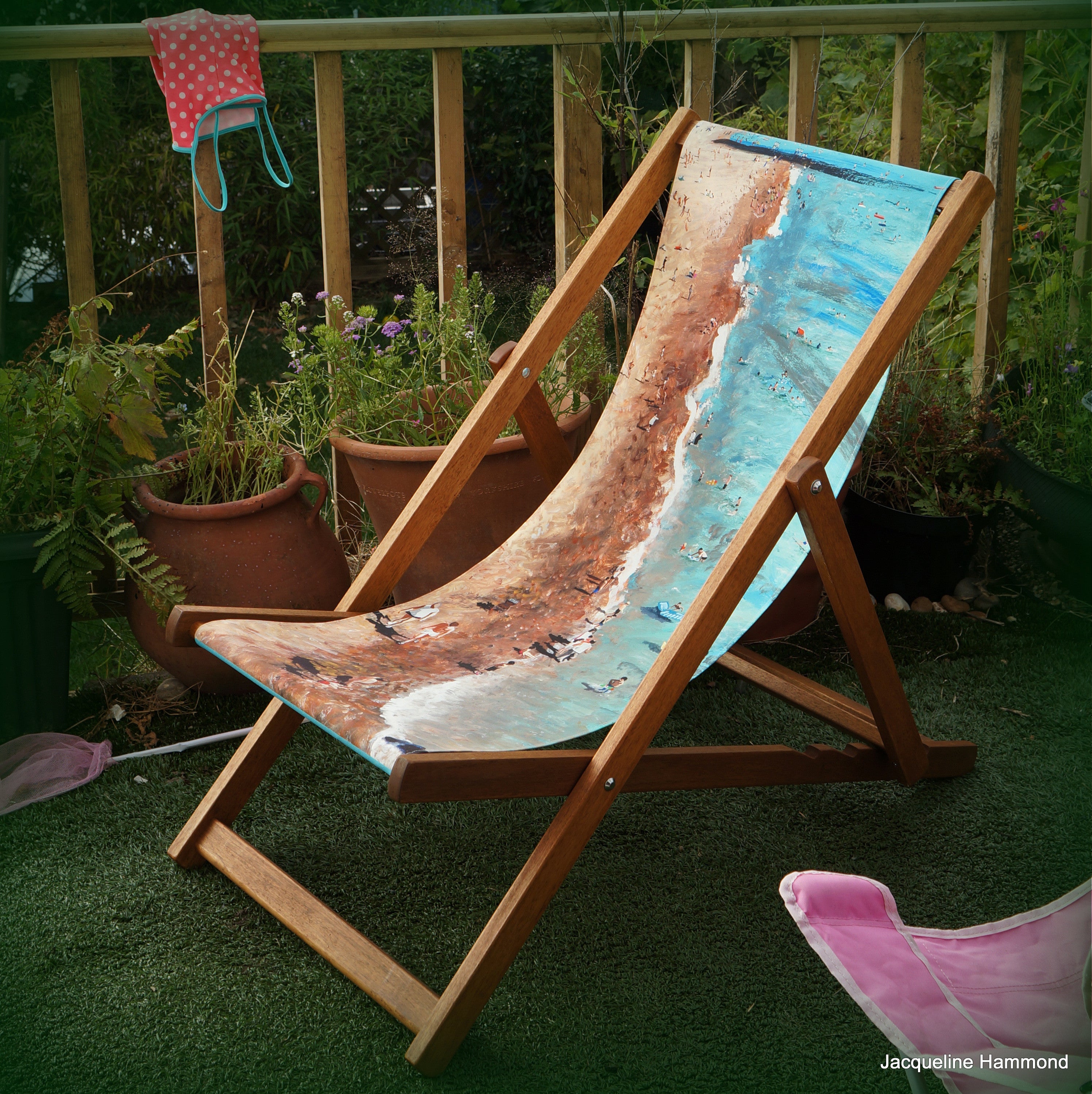 Deckchair - Traditional Seaside - Life's a Beach  Smart Deco Homeware Lighting and Art by Jacqueline hammond