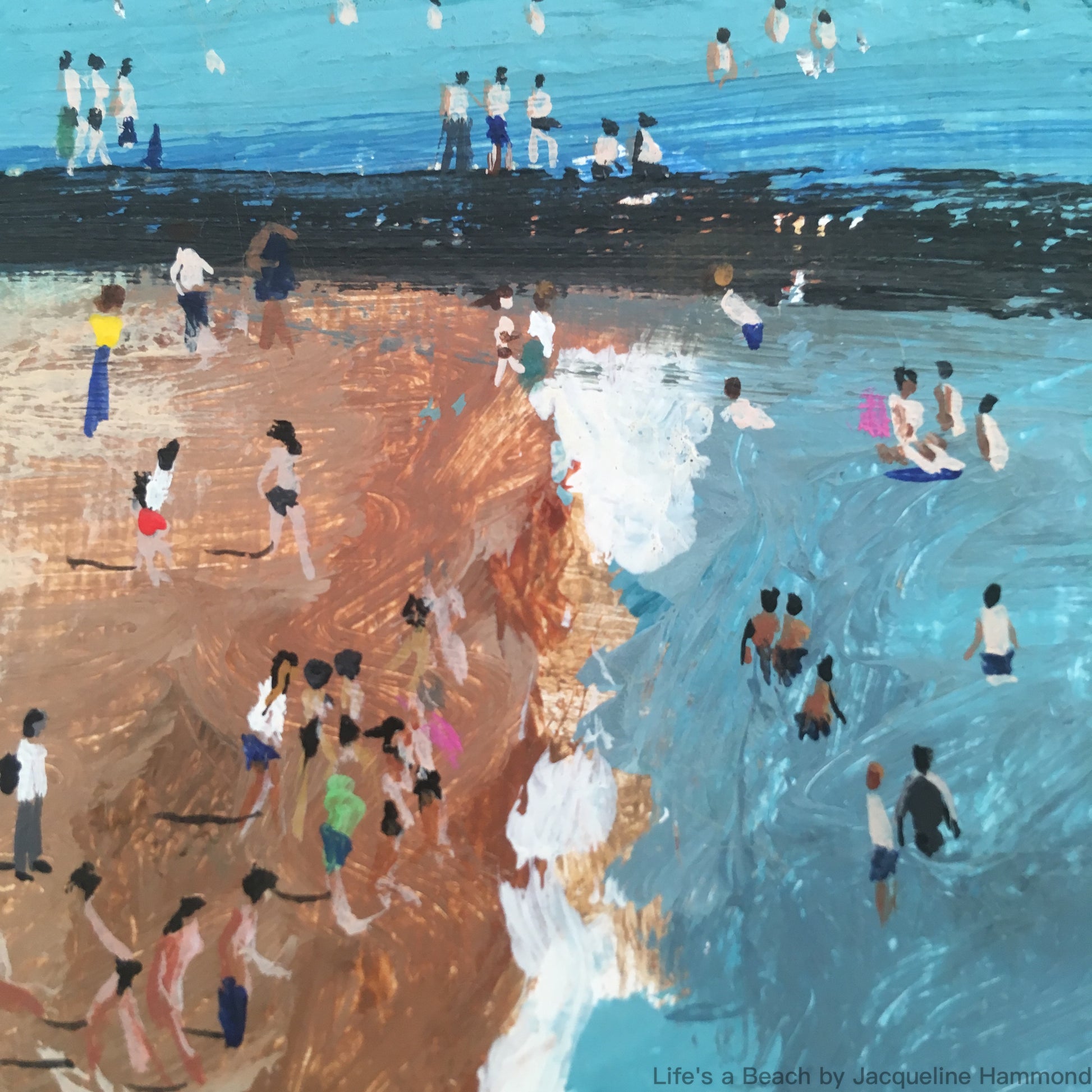 Life's a Beach  Smart Deco Homeware Lighting and Art by Jacqueline hammond