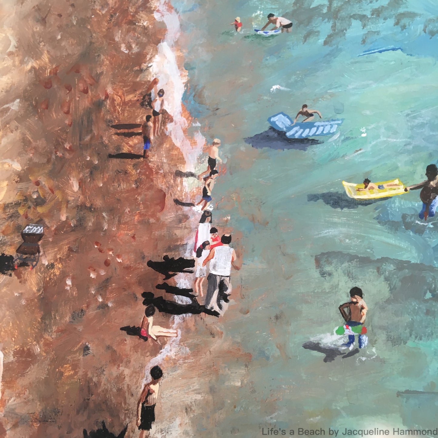 Life's a Beach  Smart Deco Homeware Lighting and Art by Jacqueline hammond