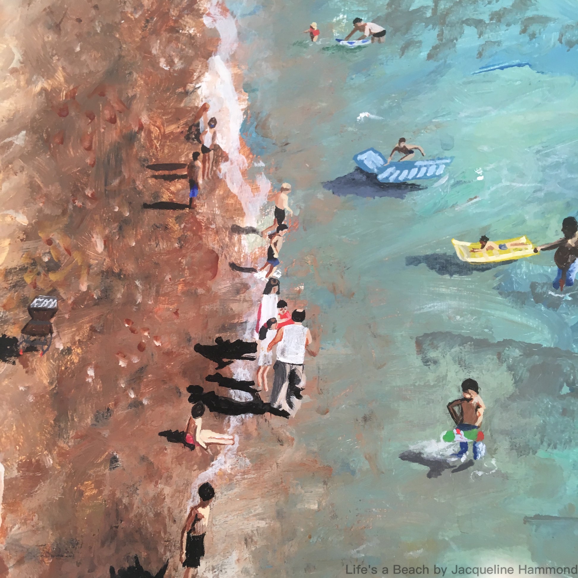 Life's a Beach  Smart Deco Homeware Lighting and Art by Jacqueline hammond