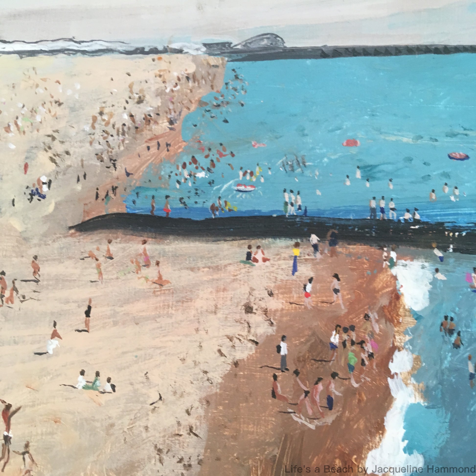 Life's a Beach  Smart Deco Homeware Lighting and Art by Jacqueline hammond