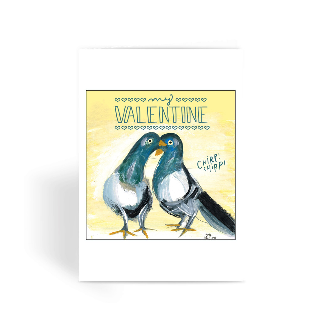My Valentine Greeting Card  Smart Deco Homeware Lighting and Art by Jacqueline hammond