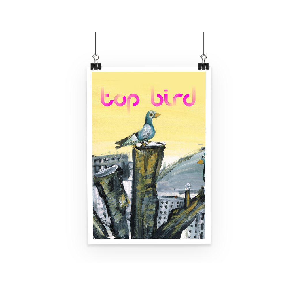 Top Bird Poster  Smart Deco Homeware Lighting and Art by Jacqueline hammond