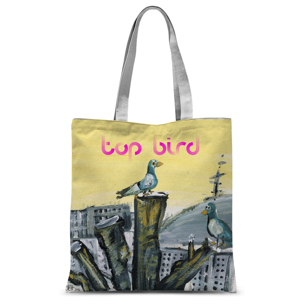 Top Bird Tote Bag  Smart Deco Homeware Lighting and Art by Jacqueline hammond