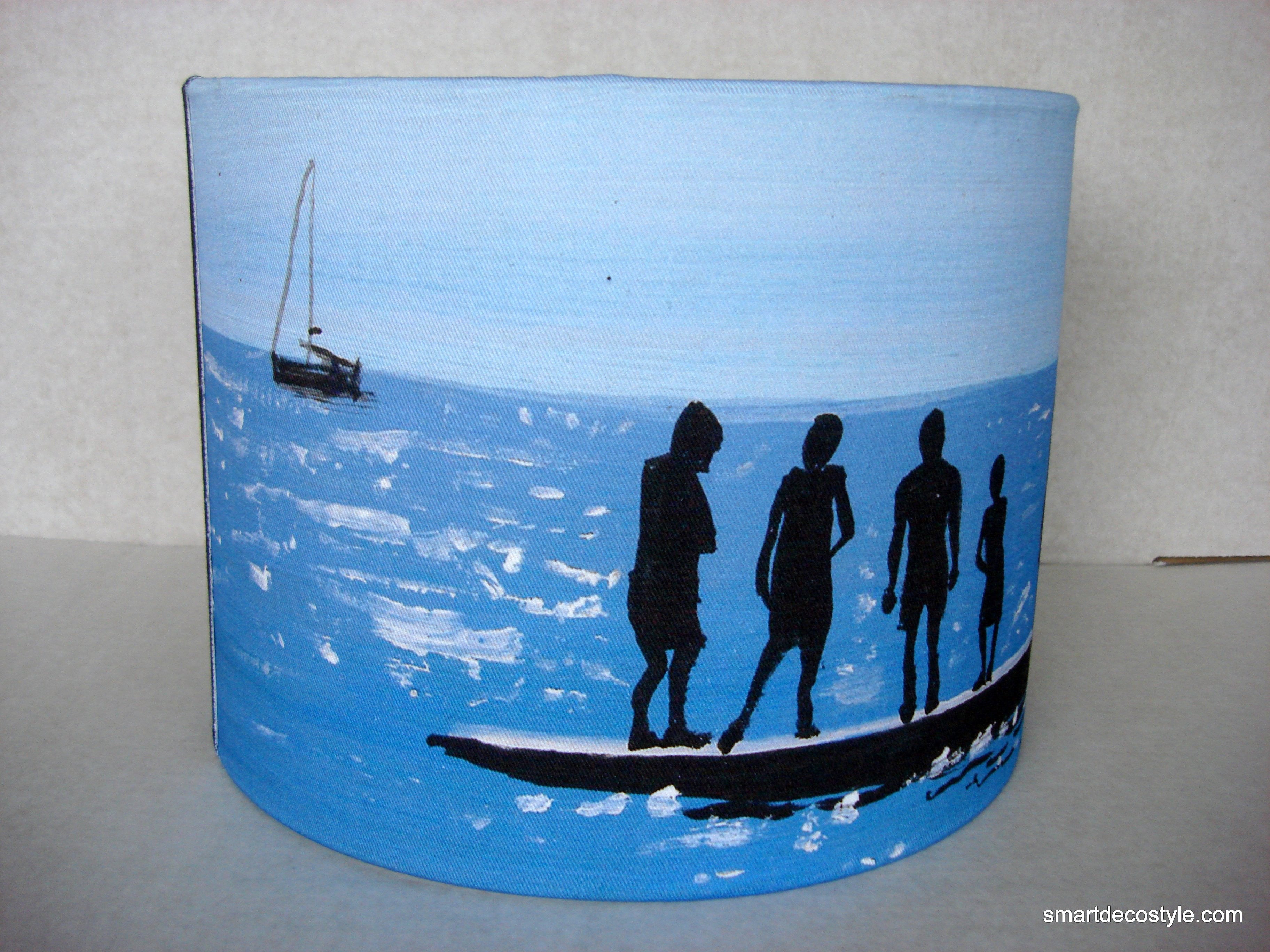 Lamp Shade - Seaside  Smart Deco Homeware Lighting and Art by Jacqueline hammond