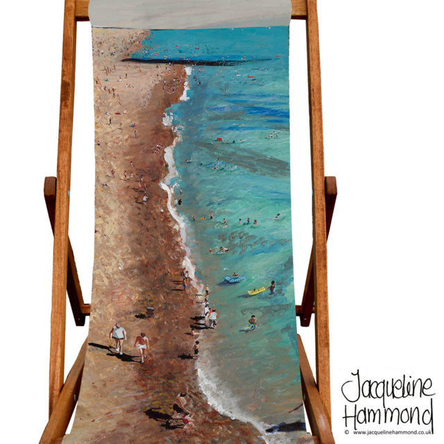 Deckchair - Traditional Seaside - Life's a Beach  Smart Deco Homeware Lighting and Art by Jacqueline hammond