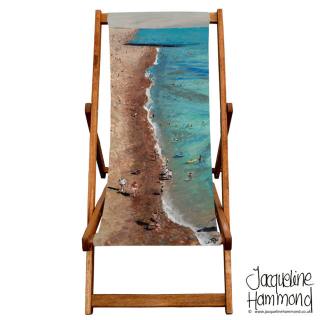 Deckchair - Traditional Seaside - Life's a Beach  Smart Deco Homeware Lighting and Art by Jacqueline hammond