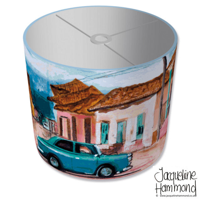 Lamp Shade - Cuban Car  Smart Deco Homeware Lighting and Art by Jacqueline hammond